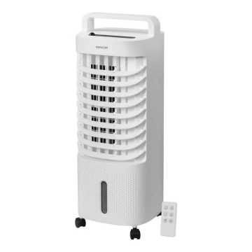 Sencor - Raffreddatore d'aria mobile con display LED 3in1 45W/230V bianco + telecomando