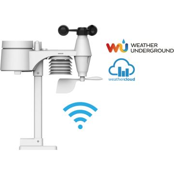 Sencor - Stazione meteo professionale con display LCD a colori 1xCR2032 Wi-Fi