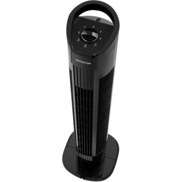 Sencor - Ventilatore con supporto 50W/230V nero