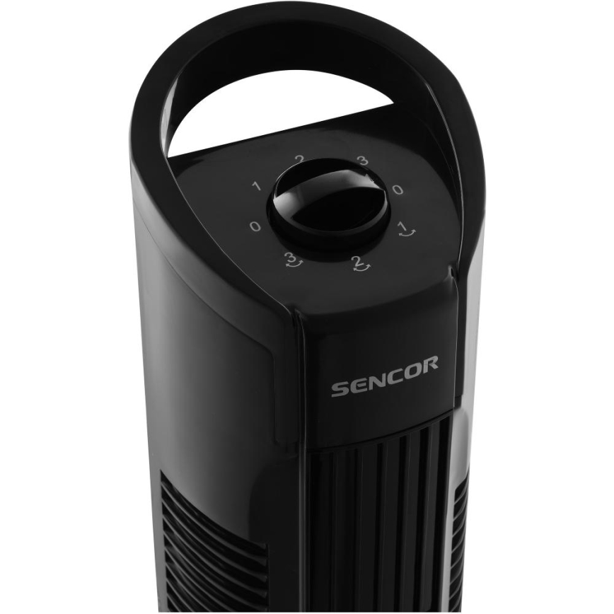 Sencor - Ventilatore con supporto 50W/230V nero