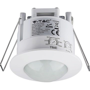 Sensore di movimento da incasso PIR 360° 300W/230V bianco