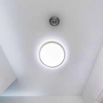 Sensore di movimento soffitto PIR 360° 1000W/230V nero