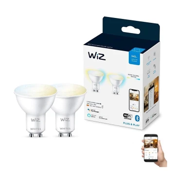 SET 2x Lampadina LED dimmerabile PAR16 GU10/4,7W/230V 2700-6500K CRI 90 Wi-Fi - WiZ