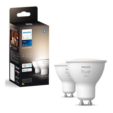 SET 2x Lampadina LED dimmerabile Philips Hue WHITE GU10/4,2W/230V 2700K