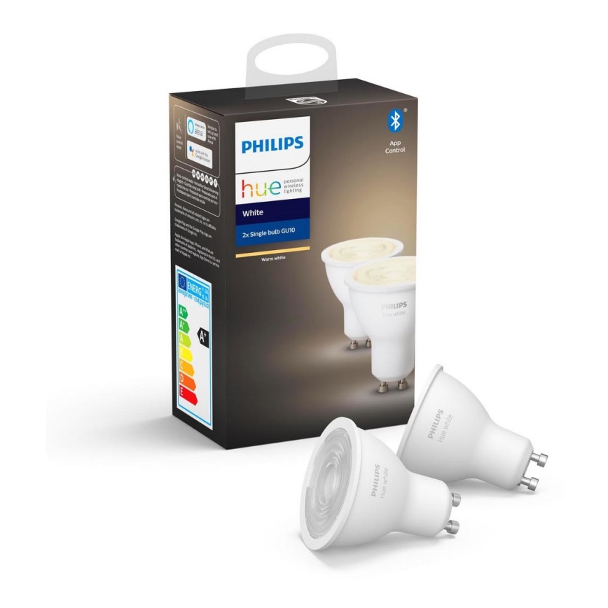 SET 2x Lampadina LED dimmerabile Philips Hue WHITE GU10/5,2W/230V 2700K