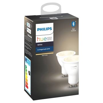 SET 2x Lampadina LED dimmerabile Philips Hue WHITE GU10/5,2W/230V 2700K