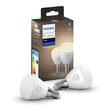 SET 2x Lampadina LED Philips dimmerabile Hue WHITE P45 E14/5,5W/230V 2700K