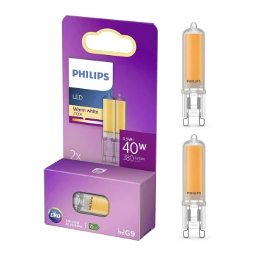 SET 2x Lampadina LED Philips G9/3,5W/230V 2700K