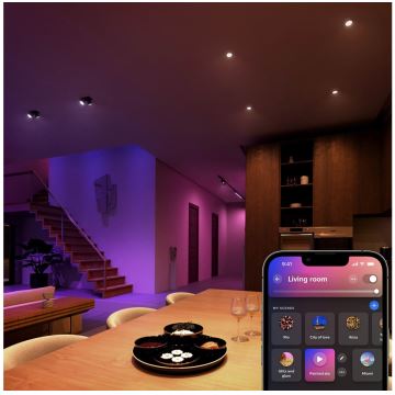 SET 2x Lampadina LED RGBW dimmerabile Philips Hue White And Color Ambiance GU5,3/MR16/6,3W/12V 2000-6500K