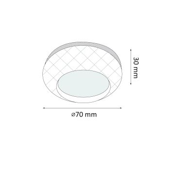 SET 2x LED Luce di orientamento a sfioramento LED/4,5V/3xAAA