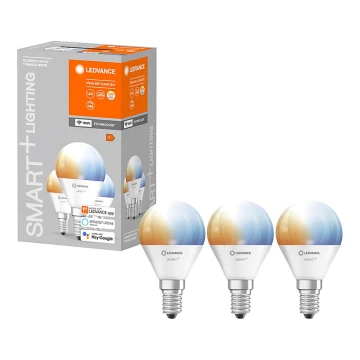 SET 3x Lampadina LED dimmerabile SMART+ E14/5W/230V 2700K-6500K Wi-Fi - Ledvance