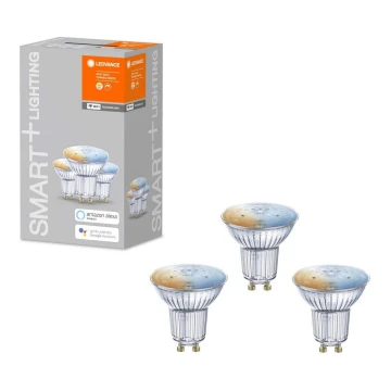 SET 3x Lampadina LED dimmerabile SMART+ GU10/5W/230V 2700K-6500K Wi-Fi - Ledvance