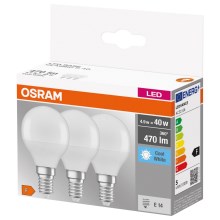 Osram LAMPADA A LED STAR Sferica E14-Luce calda 5,7 W-470 lumen