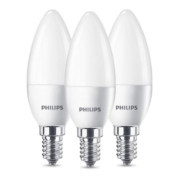 SET 3x Lampadina LED Philips B35 E14/5,5W/230V