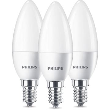 Set 3x Lampadina LED Philips E14/5,5W/230V 2700K