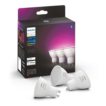 SET 3x Lampadine LED Dimmerabili Philips Hue White And Color Ambiance GU10/5W/230V 2000-6500K