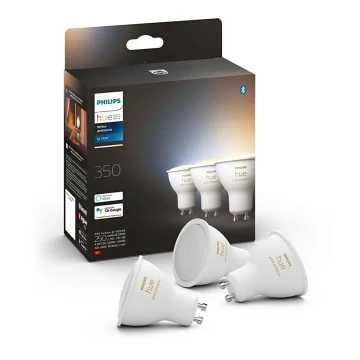 SET 3xLampadina LED Dimmerabile Philips Hue  WHITE AMBIANCE GU10/4,3W/230V 2200-6500