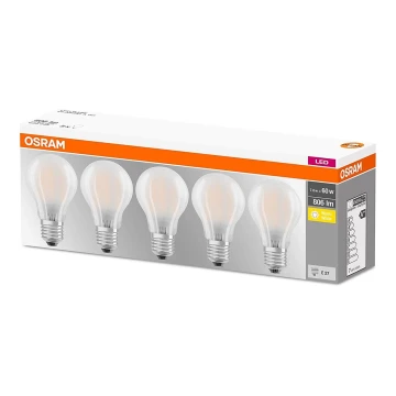 SET 5x Lampadina LED E27/7W/230V 2700K - Osram