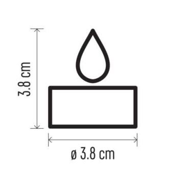 SET 6x LED Decorazioni natalizie 6xLED/6xCR2032 cromo lucido