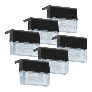 SET 6x LED RGB Applique solare LED/1W/1,2V 3500K IP65