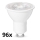 SET 96x Lampadina LED GU10/4,7W/230V 6500K