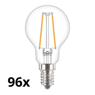 SET 96x Lampadina LED VINTAGE P45 E14/2W/230V 2700K