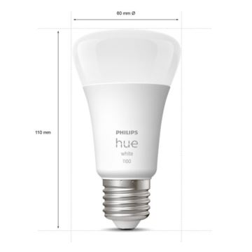 Set base Philips Hue WHITE 3xE27/9,5W 2700K + dispositivo di interconnessione