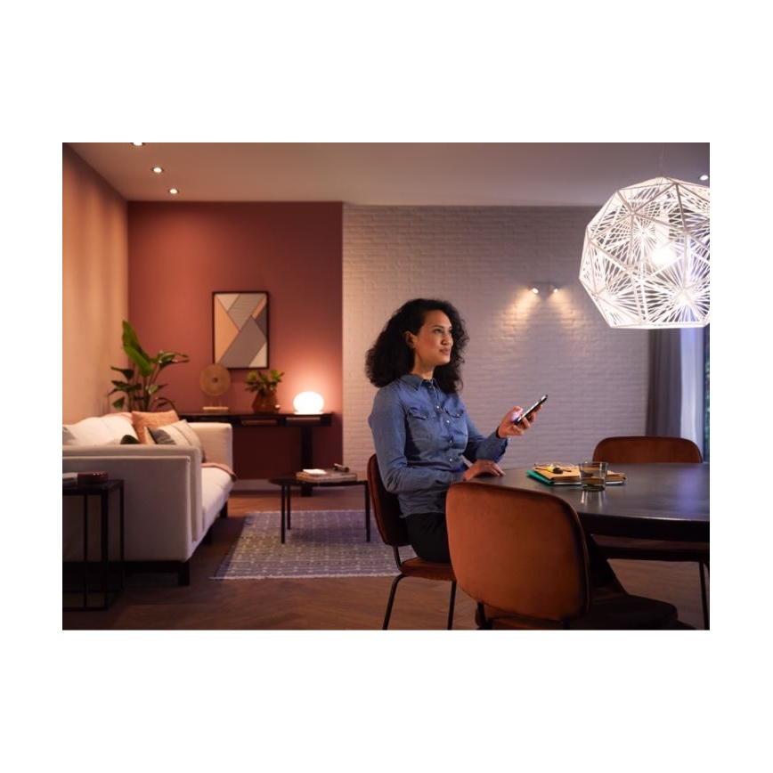 Set di base Philips Hue White Ambiance 3xE27/8W 2200-6500K + Dispositivo di interconnessione e telecomando