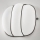 SIRU - Applique CAGE 1xGX53/10W/230V 20 cm nero/bianco Vetro veneziano