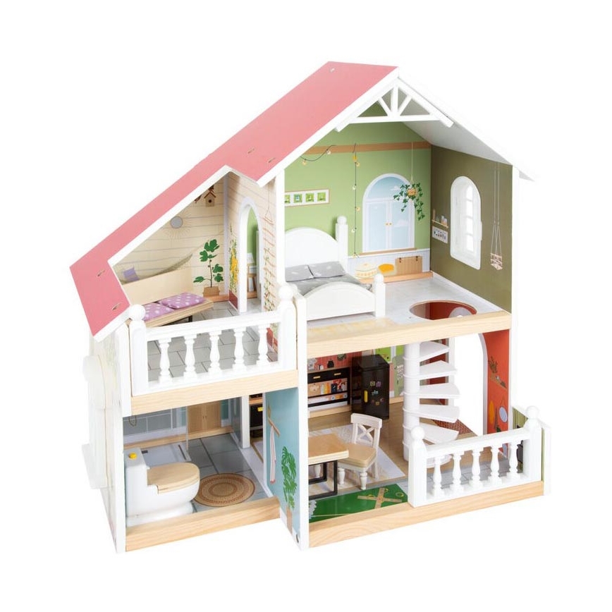 Small Foot - Casa delle bambole in legno Villa
