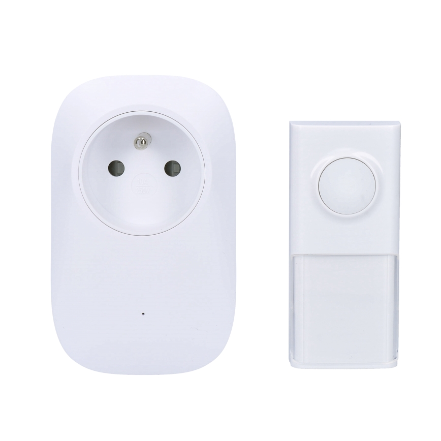 Campanello wireless con spina integrata 230V IP55