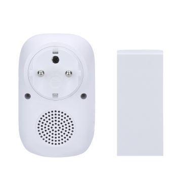 Campanello wireless con spina integrata 230V IP55