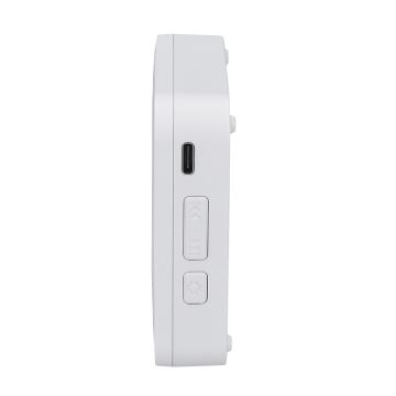 Campanello wireless a batteria 3xAAA IP56 bianco