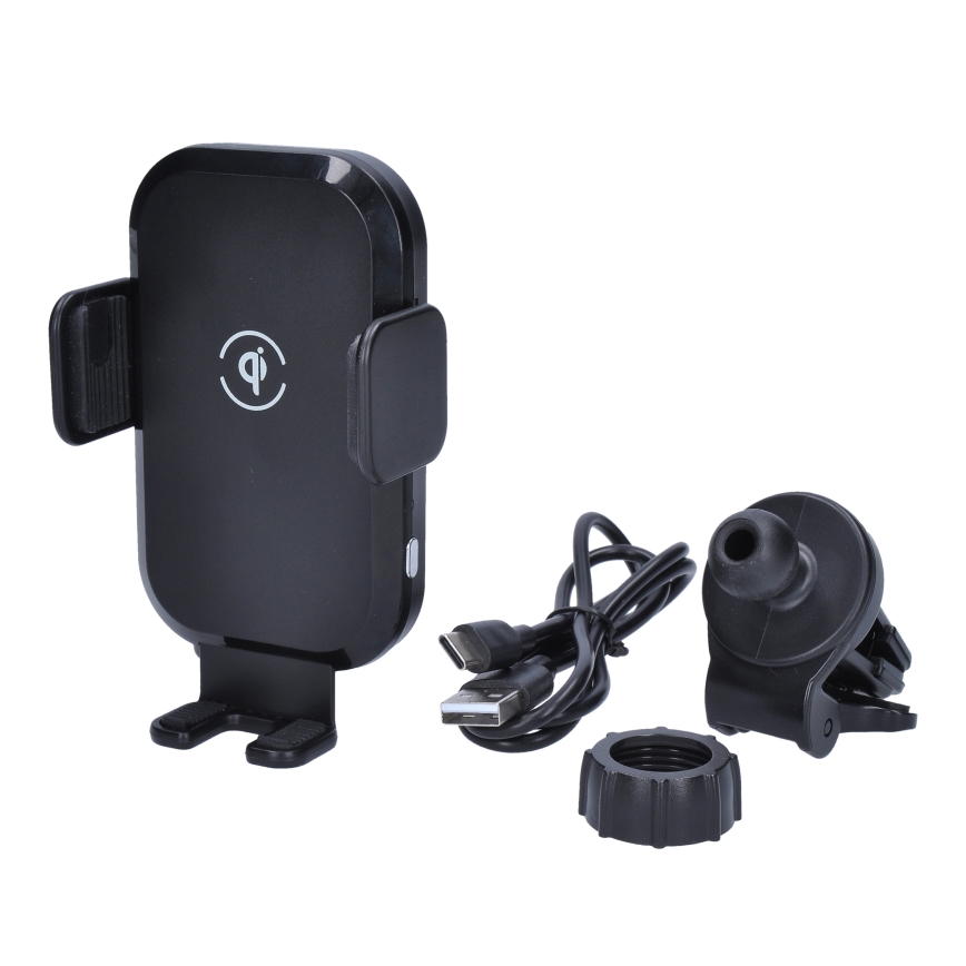 Supporto per telefono da auto con ricarica wireless 15W