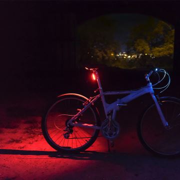 LED Torcia posteriore ricaricabile per biciclette LED/600mAh/5V IP44