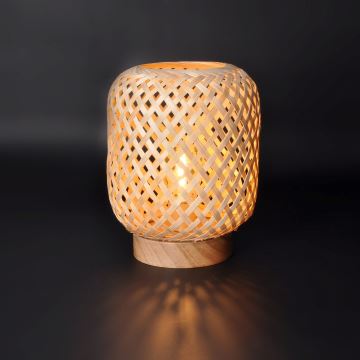 LED Lampada da tavolo decorativa LED/2xAAA rattan