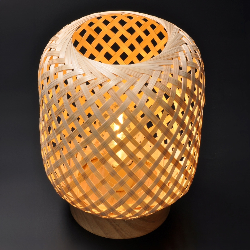 LED Lampada da tavolo decorativa LED/2xAAA rattan