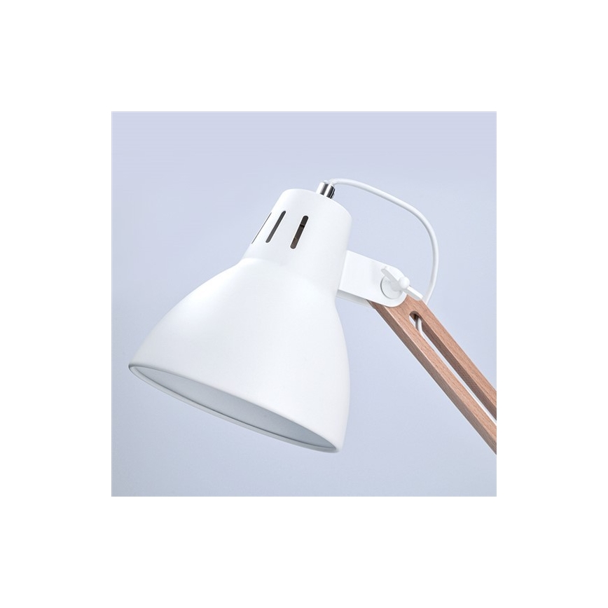 Lampada da tavolo FALUN 1xE27/25W/230V bianco