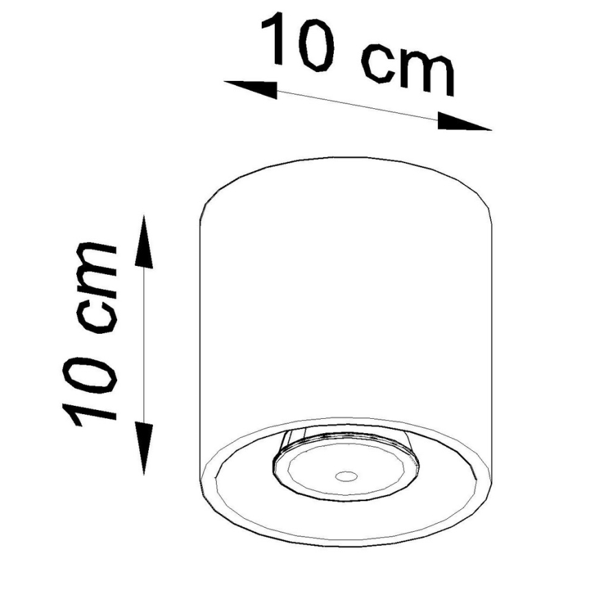 Faretto ORBIS 1 1xGU10/10W/230V bianco