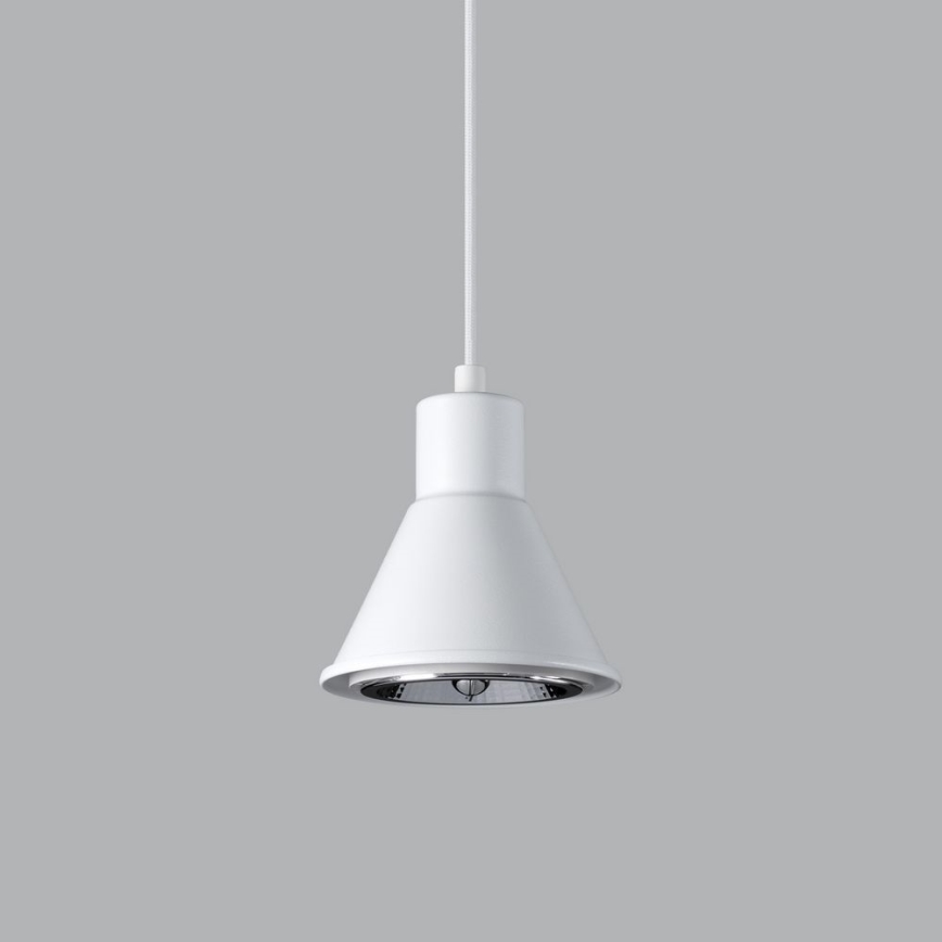 Lampadario su filo TAZILA 1xES111/60W/230V bianco