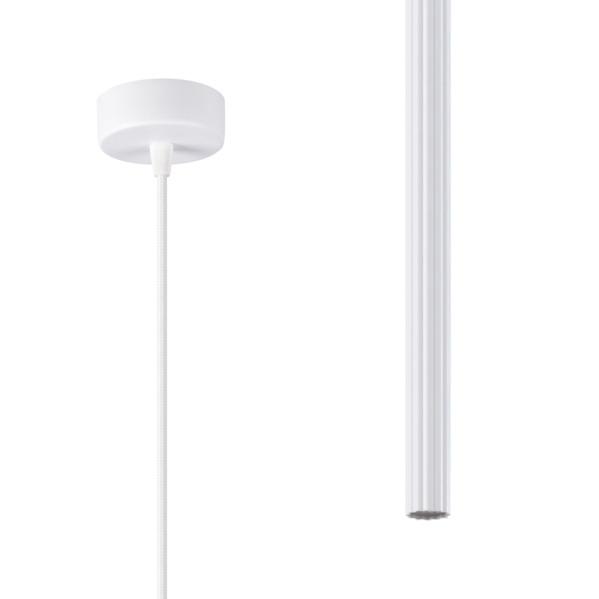 Lampadario a sospensione con filo ARCHE 1xG9/8W/230V bianco