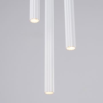 Lampadario a sospensione con filo ARCHE 3xG9/8W/230V bianco