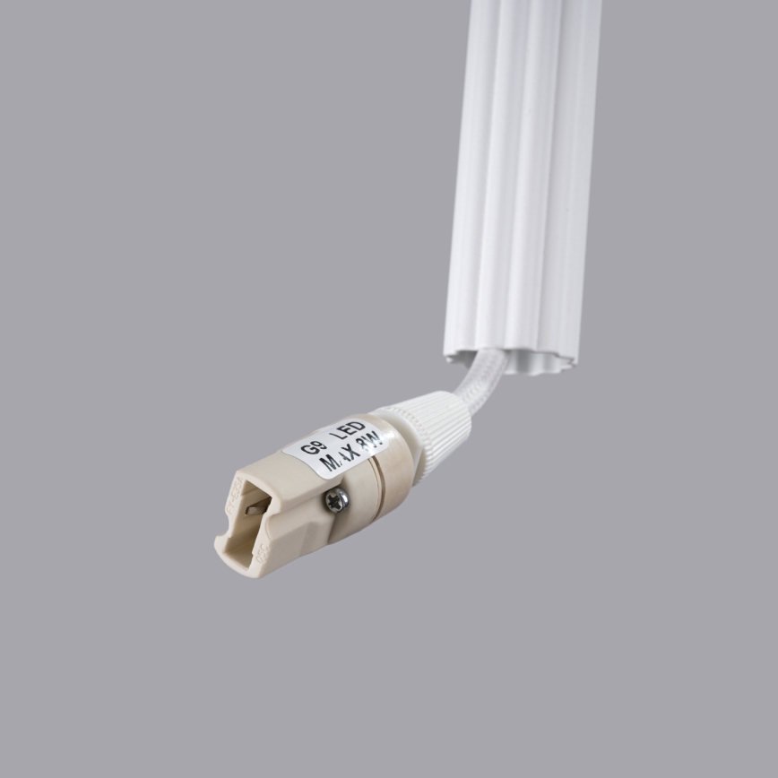 Lampadario a sospensione con filo ARCHE 3xG9/8W/230V bianco