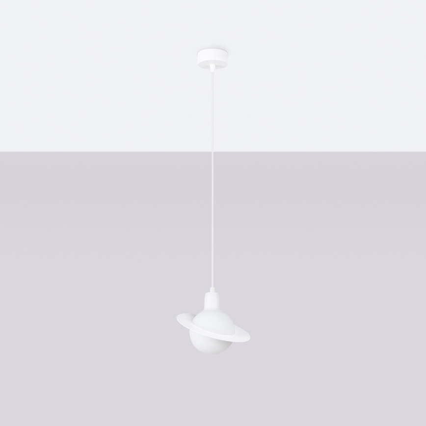 Lampadario a sospensione con filo HYPERION 1xG9/8W/230V bianco