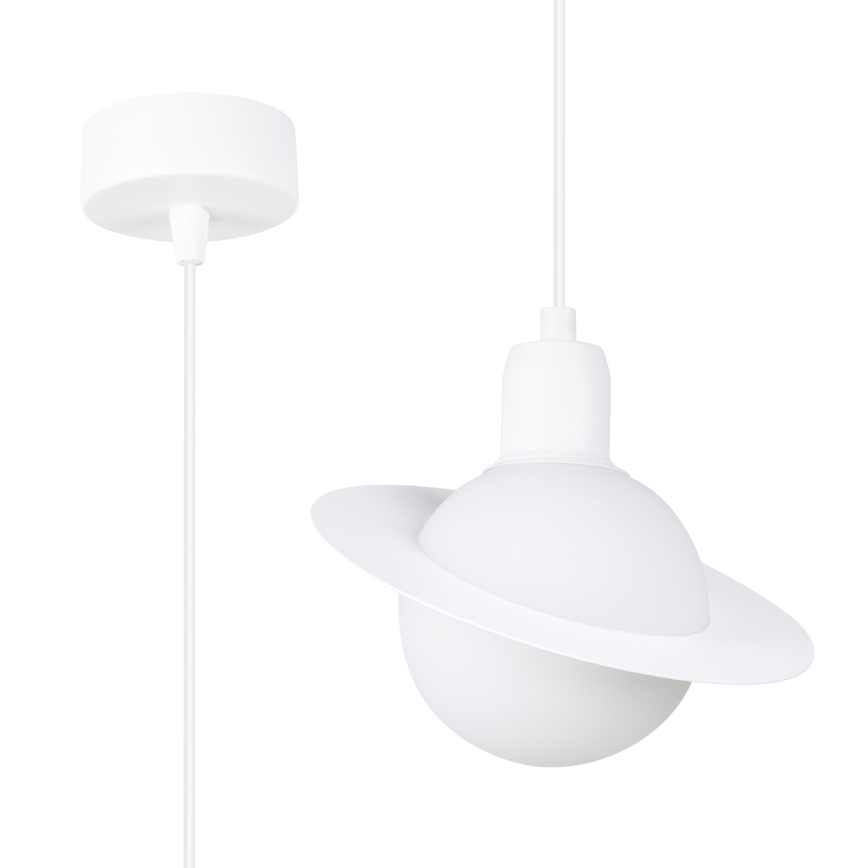 Lampadario a sospensione con filo HYPERION 1xG9/8W/230V bianco