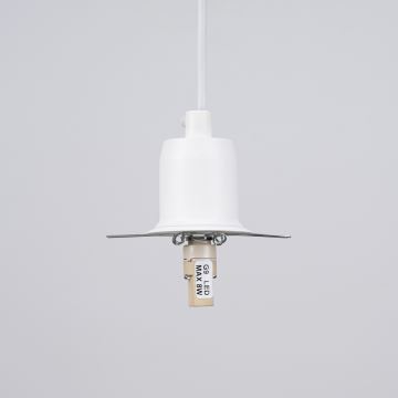 Lampadario a sospensione con filo HYPERION 1xG9/8W/230V bianco