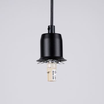 Lampadario a sospensione con filo HYPERION 1xG9/8W/230V nero