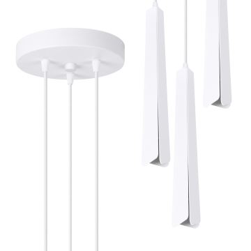 Lampadario a sospensione con filo PRYSM 3xG9/8W/230V bianco