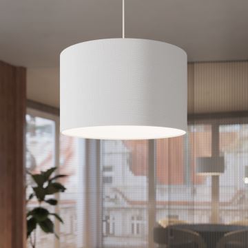 Lampadario a sospensione con filo NOVA 1xE27/15W/230V diametro 30 cm bianco