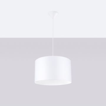 Lampadario a sospensione con filo NOVA 1xE27/15W/230V diametro 40 cm bianco